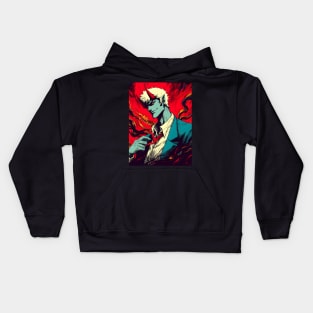 Soul-Shaking Despair: Unleashing Devilman CryBaby's Dark Fantasy Kids Hoodie